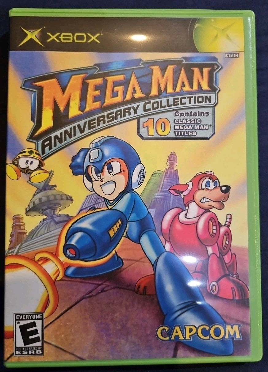 Mega Man Anniversary Collection (Microsoft Xbox, 2005) Tested. No Scratches
