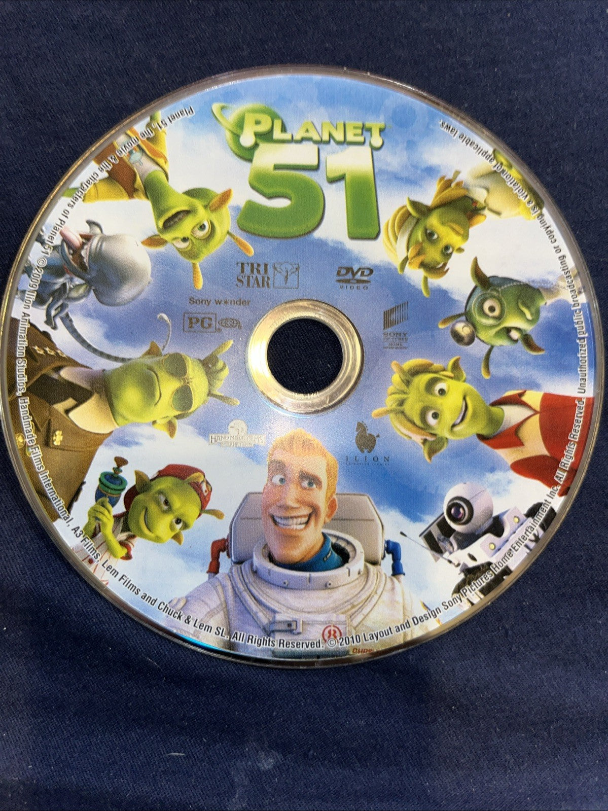 Planet 51 (DVD, 2009) Disc Only. Tested