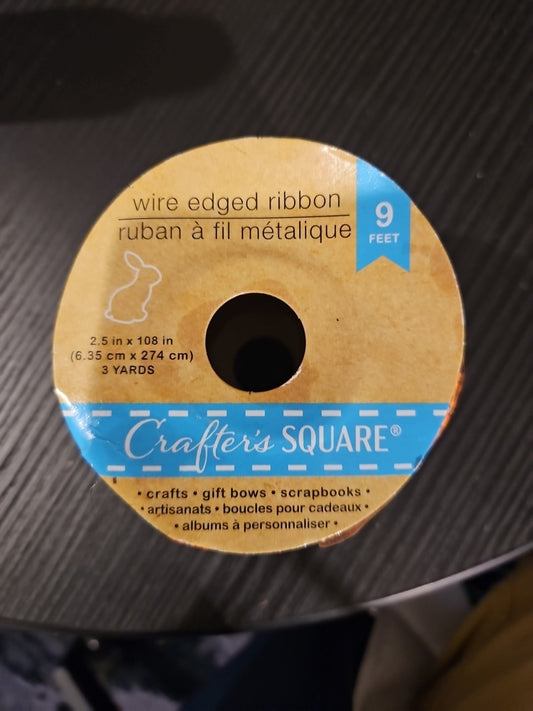 Ribbon 2.5 X 3  Yards. CARROTS New