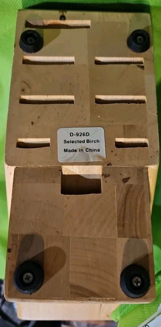 Birch 10 Slot Knife Block