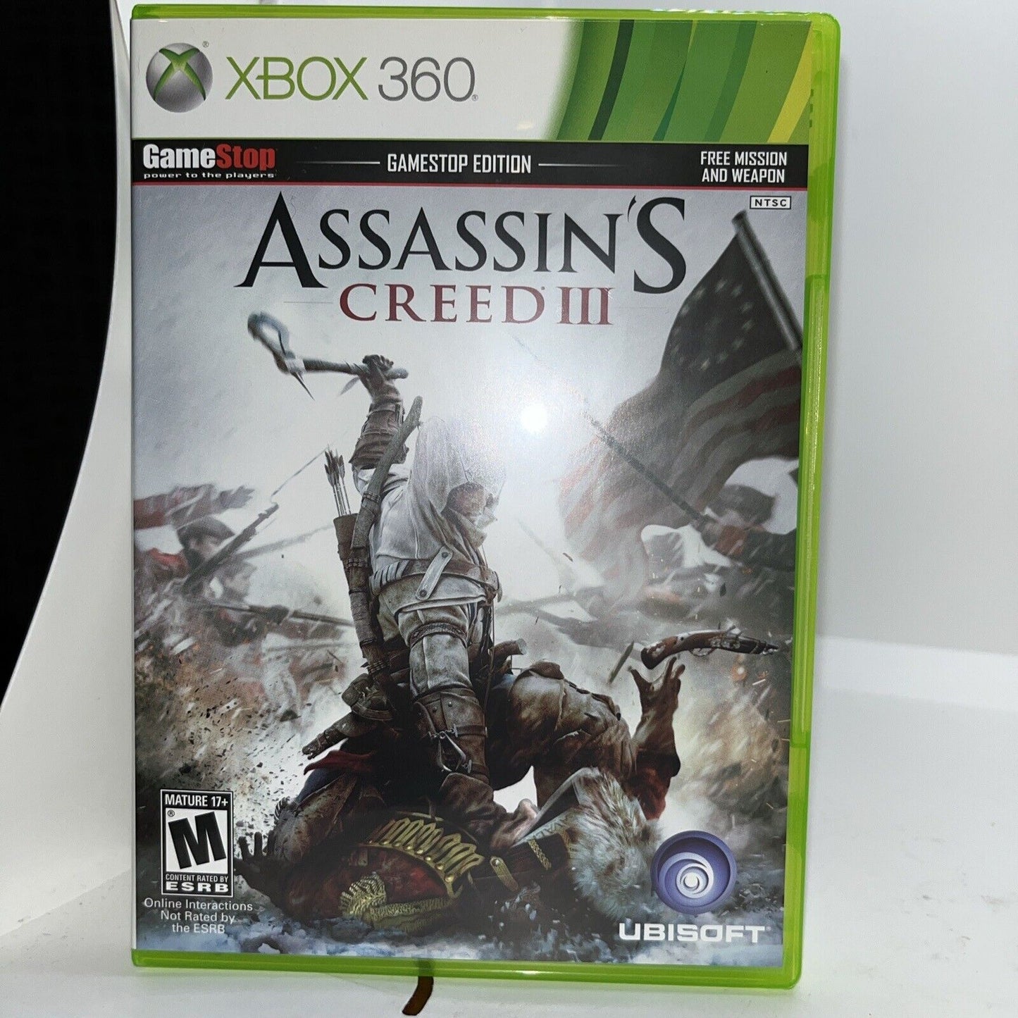 Assassin's Creed III 3 Gamestop Edition (Microsoft Xbox 360, 2012) Complete