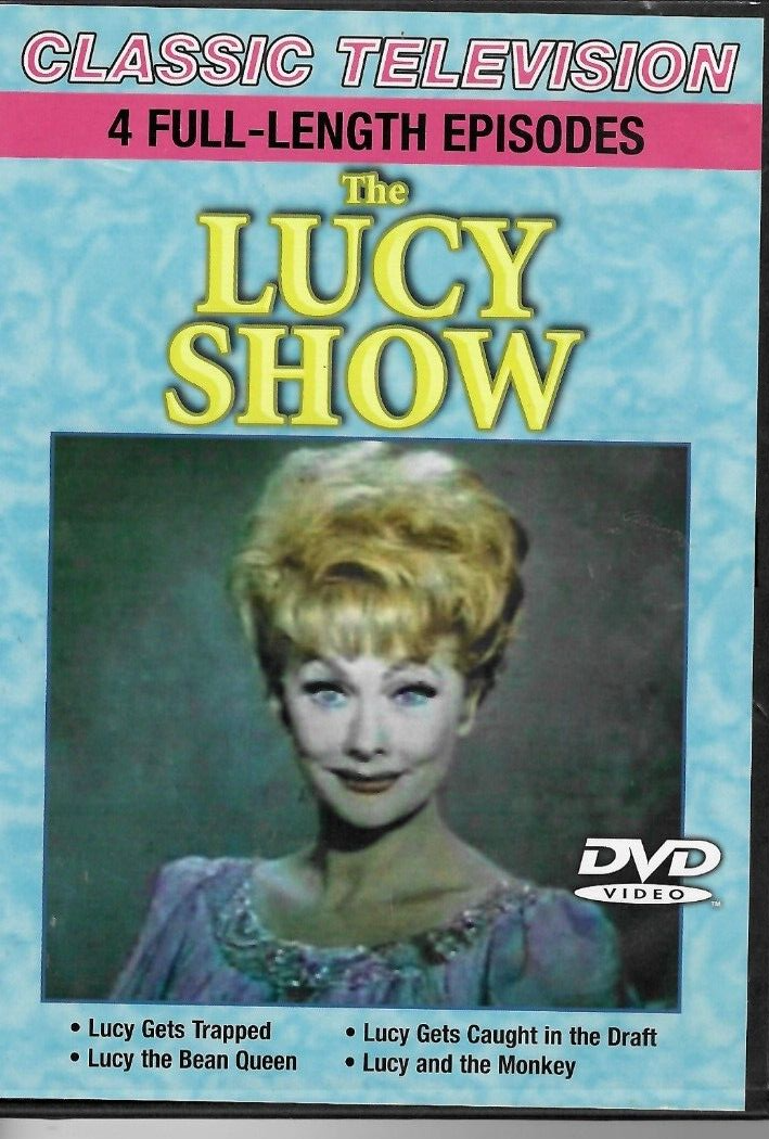 New Sealed Classic Television The Lucy Show 4 Full Length Episodes DVD