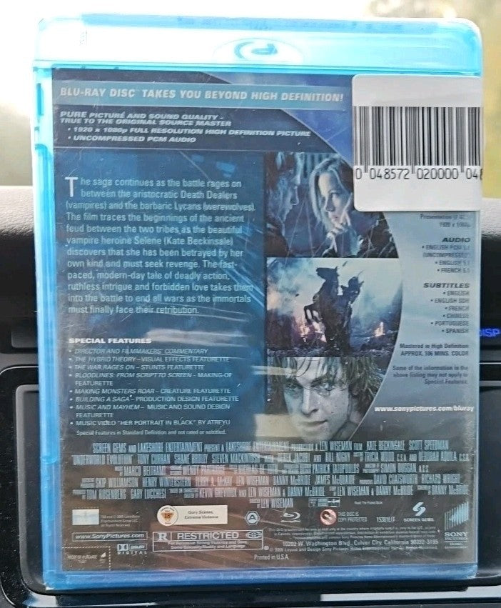 Underworld: Evolution (Blu-ray, 2006) Brand New Sealed. No digital download.