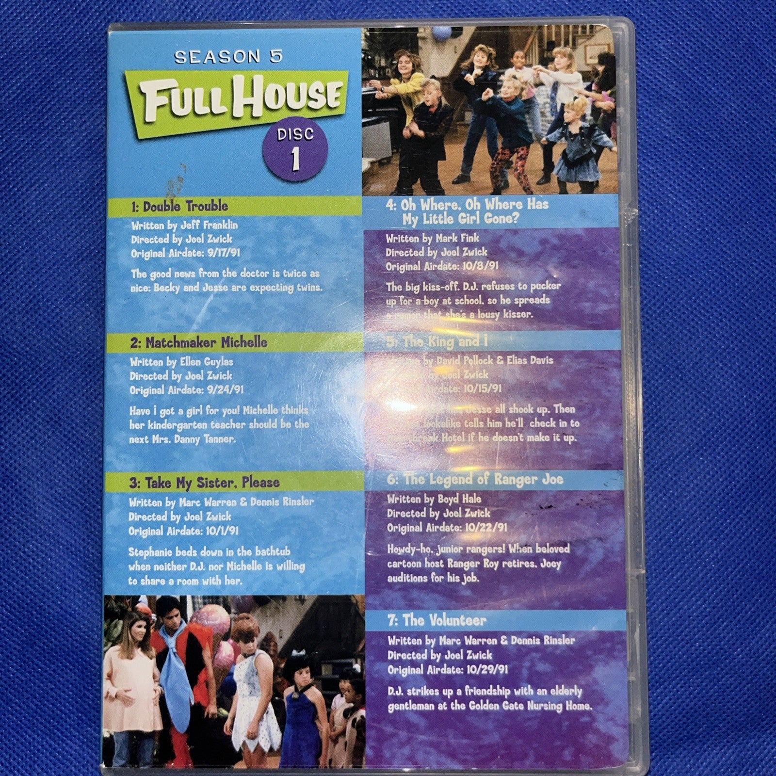 Full House: the Complete Fifth Season (DVD, 1991) Missing Outer Case