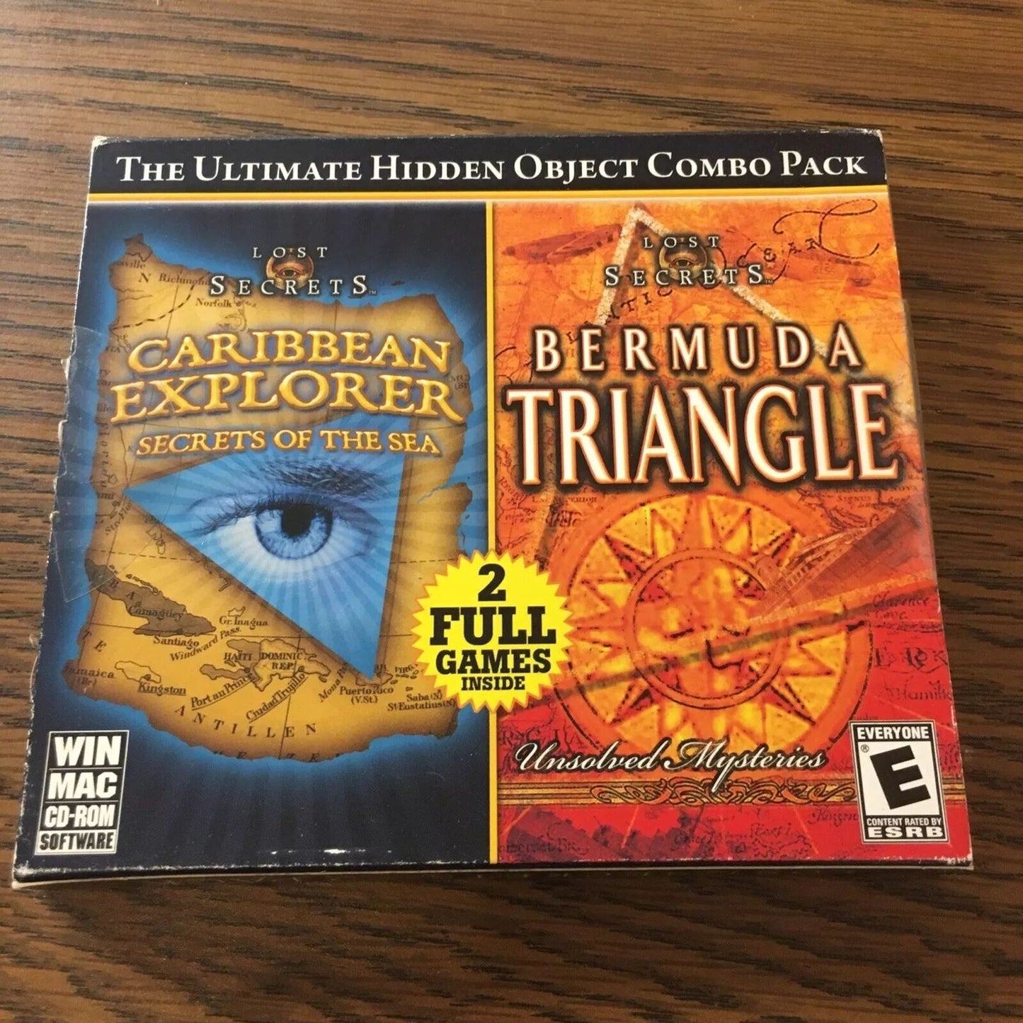 Caribbean Explorer Secrets of the Sea AND Bermuda Triangle (PC-CDRom) Brand New