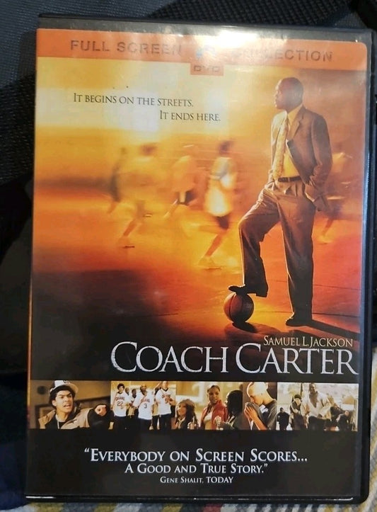 Coach Carter (DVD, 2005, Full Screen Collection) New Sealed