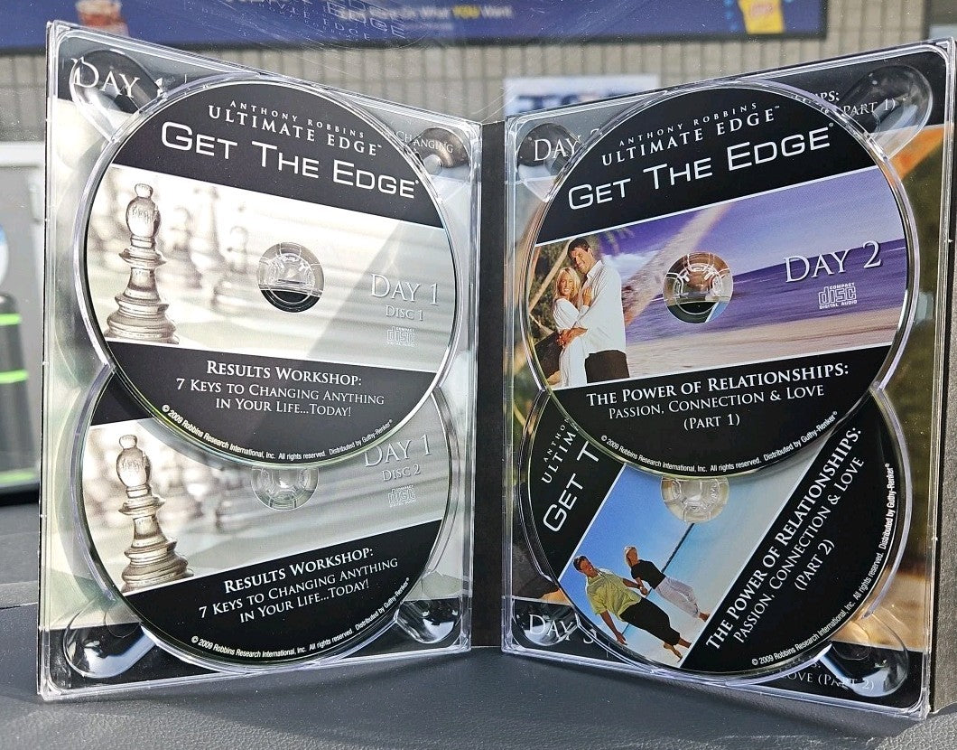 Anthony Robbins3 Part Set 22 CDs Inner Strength Get the Edge Personal Power