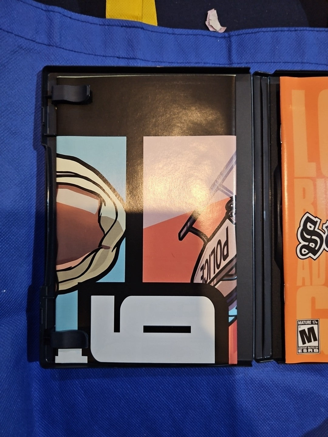 Grand Theft Auto: San Andreas (PS2) Mint. W/ Manual + Poster. Tested. New Case