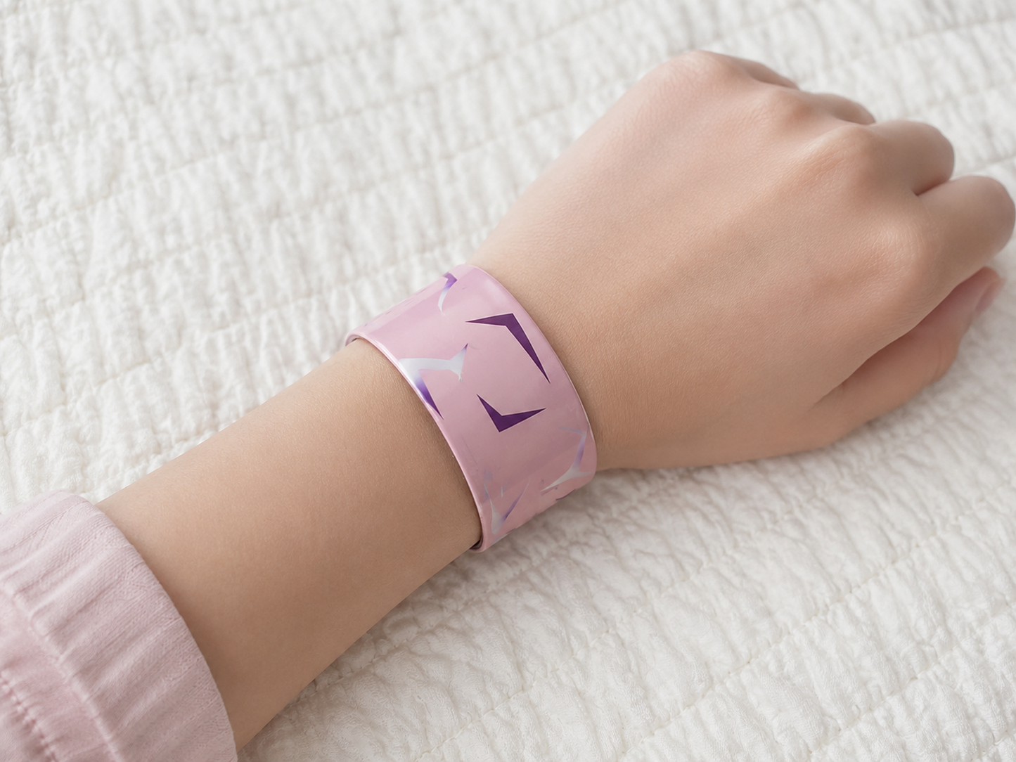 Slap Band Slap Bracelet  Vinyl Coated