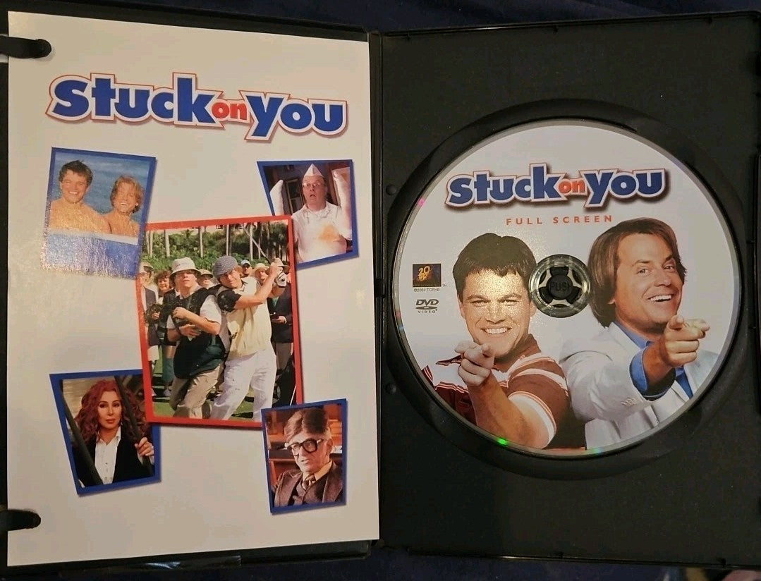 Stuck on You (DVD, 2003) Slim Case. Cropped Sleeve