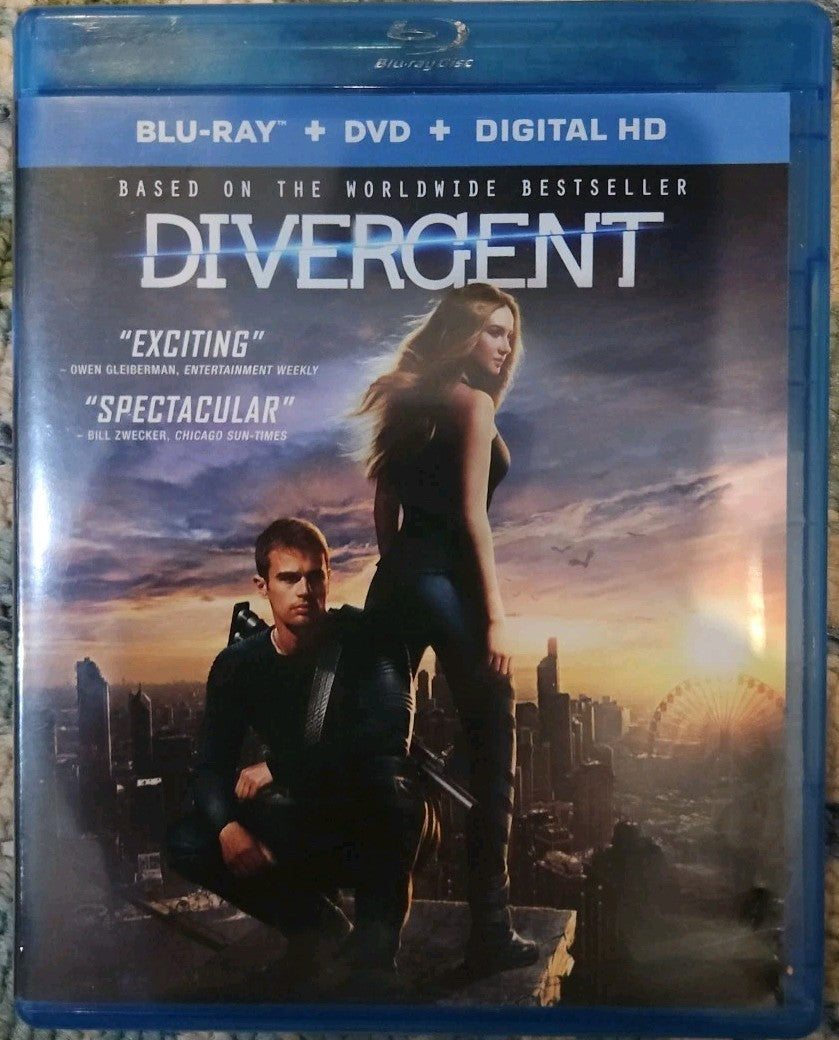 Divergent (Blu-ray, 2014) New. No Digital Download