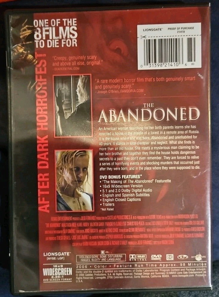 The Abandoned (DVD, 2006)