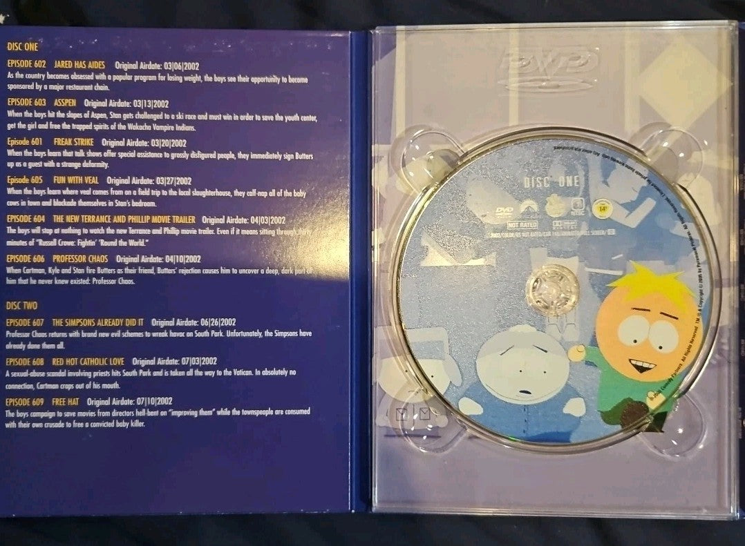 South Park: the Complete Sixth Season (DVD, 2002)