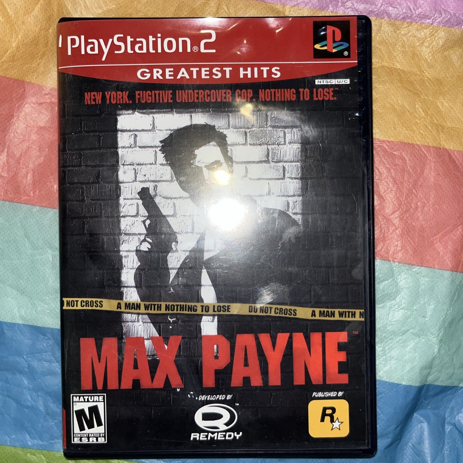 Max Payne (PS2) Tested. Manual. Original Case