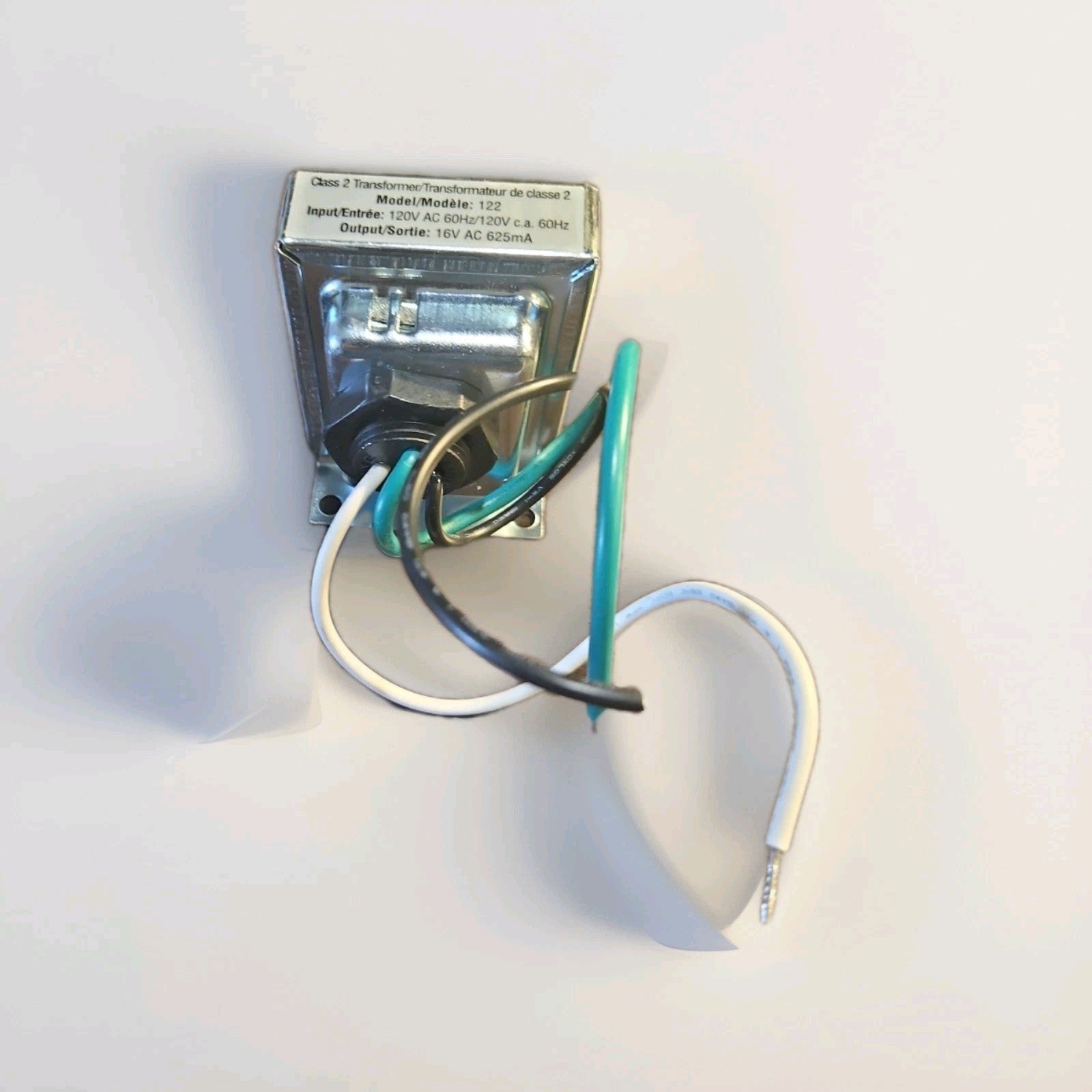 INTERTEK 5028664 Class 2 Transformer Model 125 ~ Input 120V 60Hz Output 8/16/24V