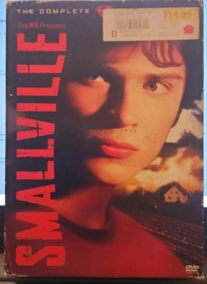 Smallville - Season 2 (DVD, 2004, 6-Disc Set)  Tested. Box Wear