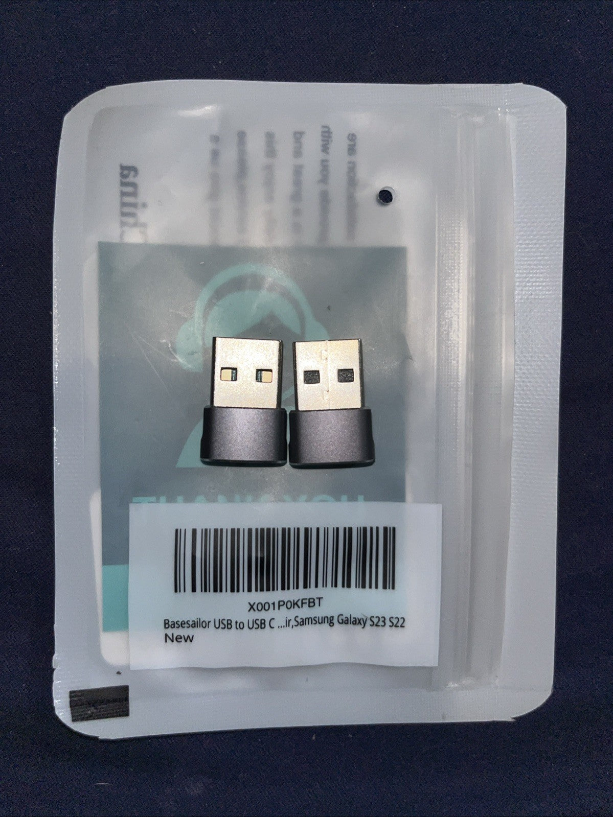Base Sailor USB To USB “C” Adapters (2)