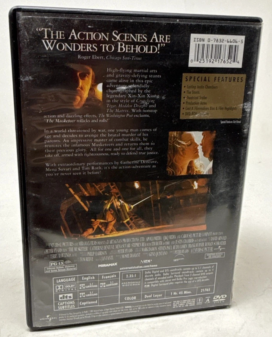 The Musketeer (DVD, 2001) New