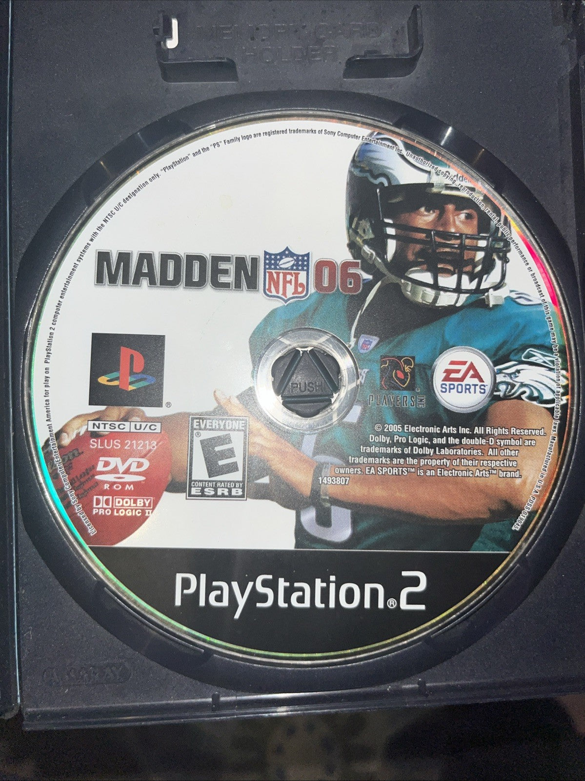 Madden NFL 06 (Sony PlayStation 2, 2005) Tested. Cut On Case And Artwork.