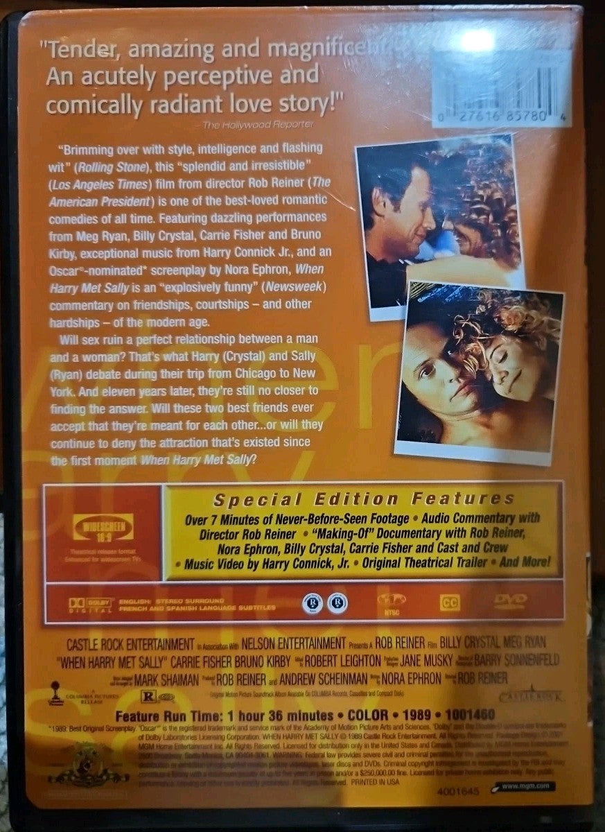 When Harry Met Sally (DVD, Special Edition) New Sealed
