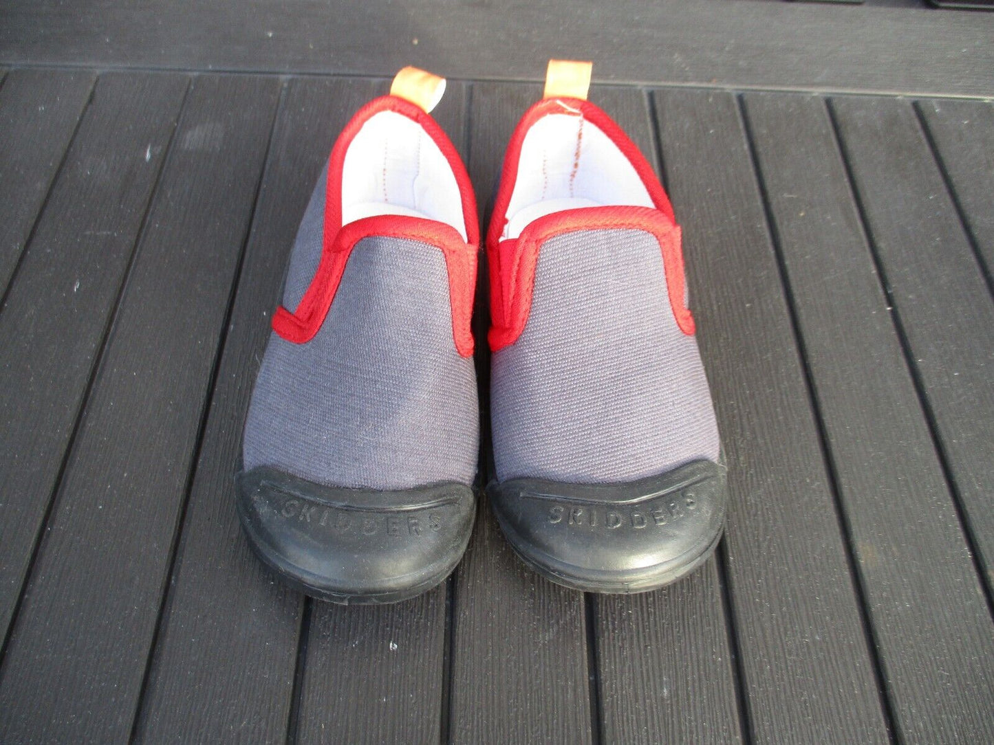 Skidders Toddler Kids Slip on Shoes Size 10 Grey 3T