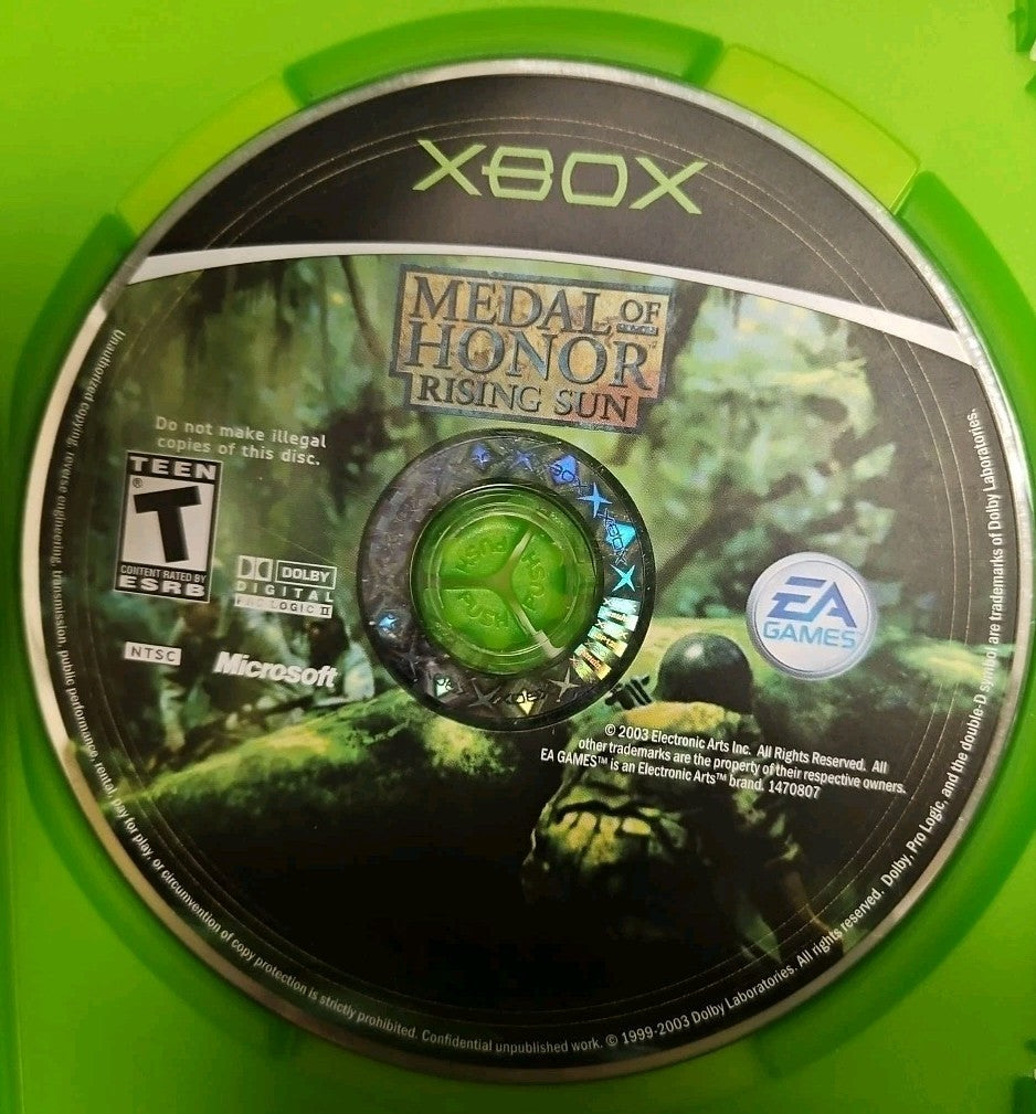 Medal of Honor: Rising Sun (XBox) Tested. No Scratches. New Case