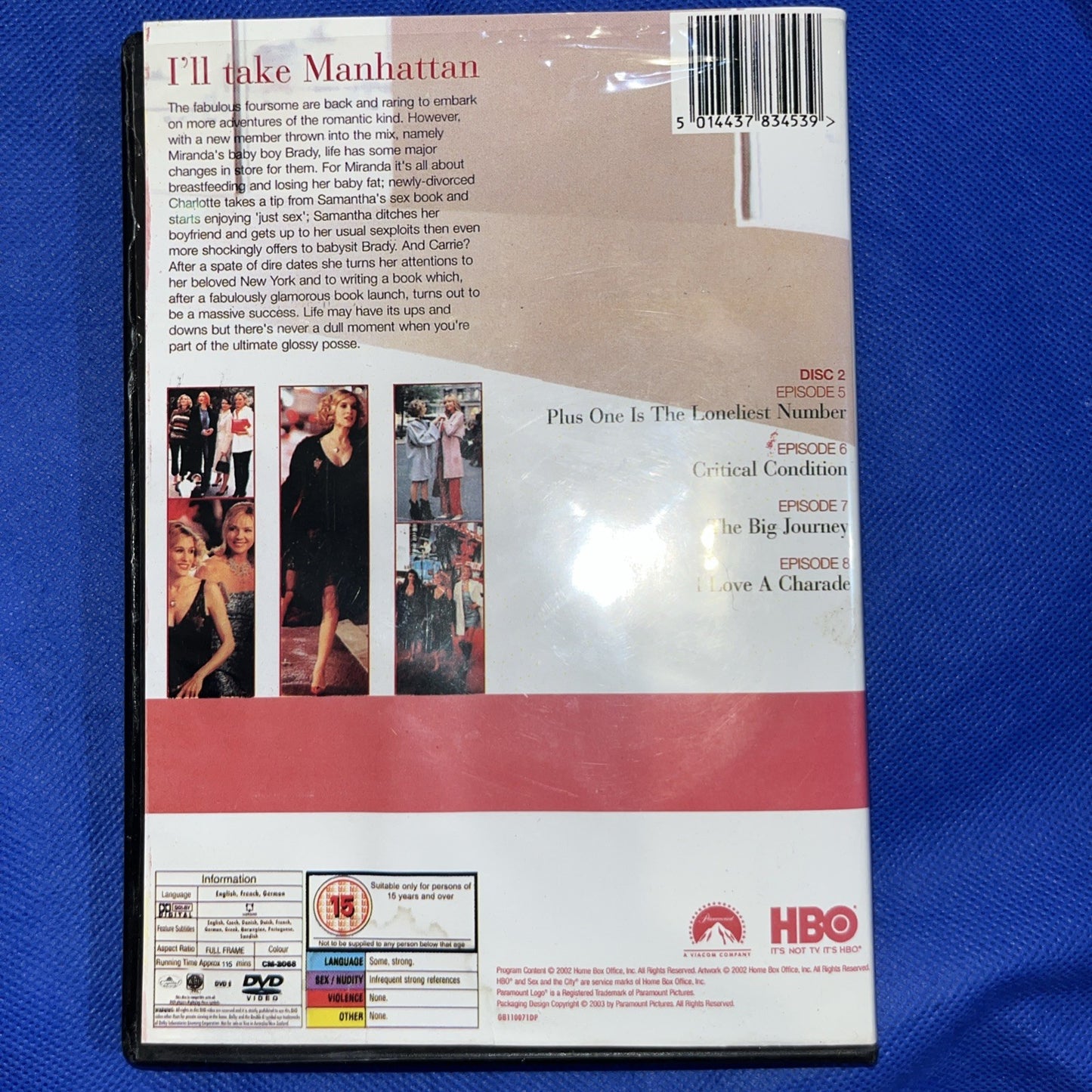 Sex and City Complete Series DVD Movie 21 Disc 2 Region 2