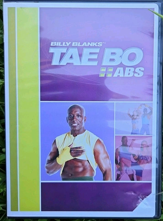 Billy Blanks TaeBo Abs! Tae Bo (DVD) Damaged Artwork. Tested. New Case