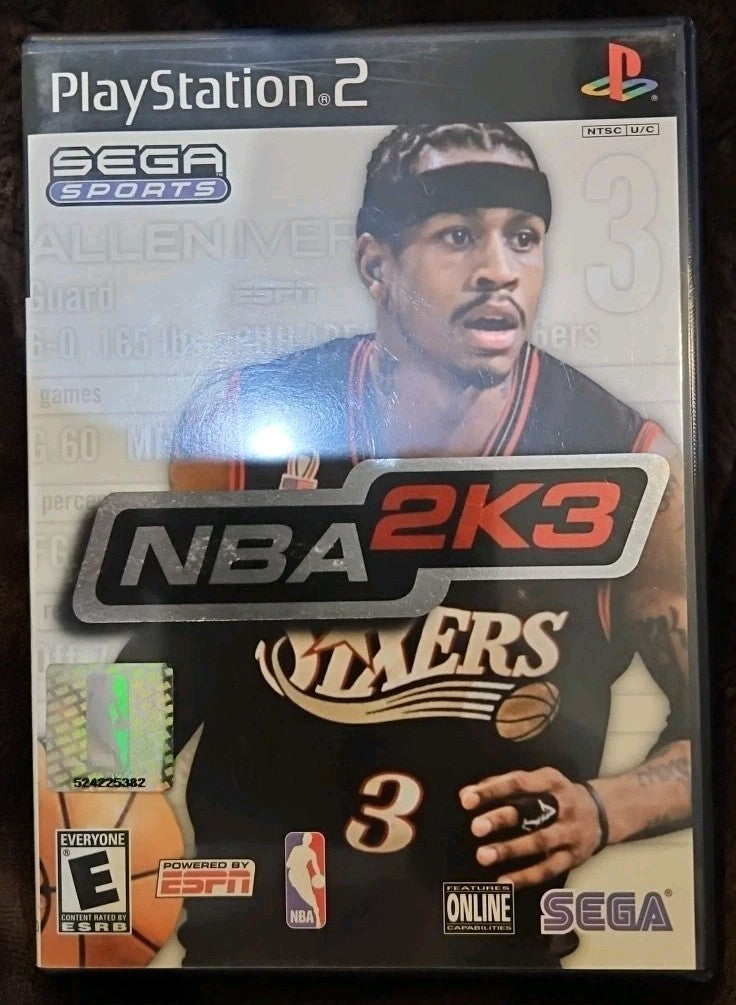 Nba 2K3 - Sony PlayStation 2. No Game. Case + Artwork + Manual