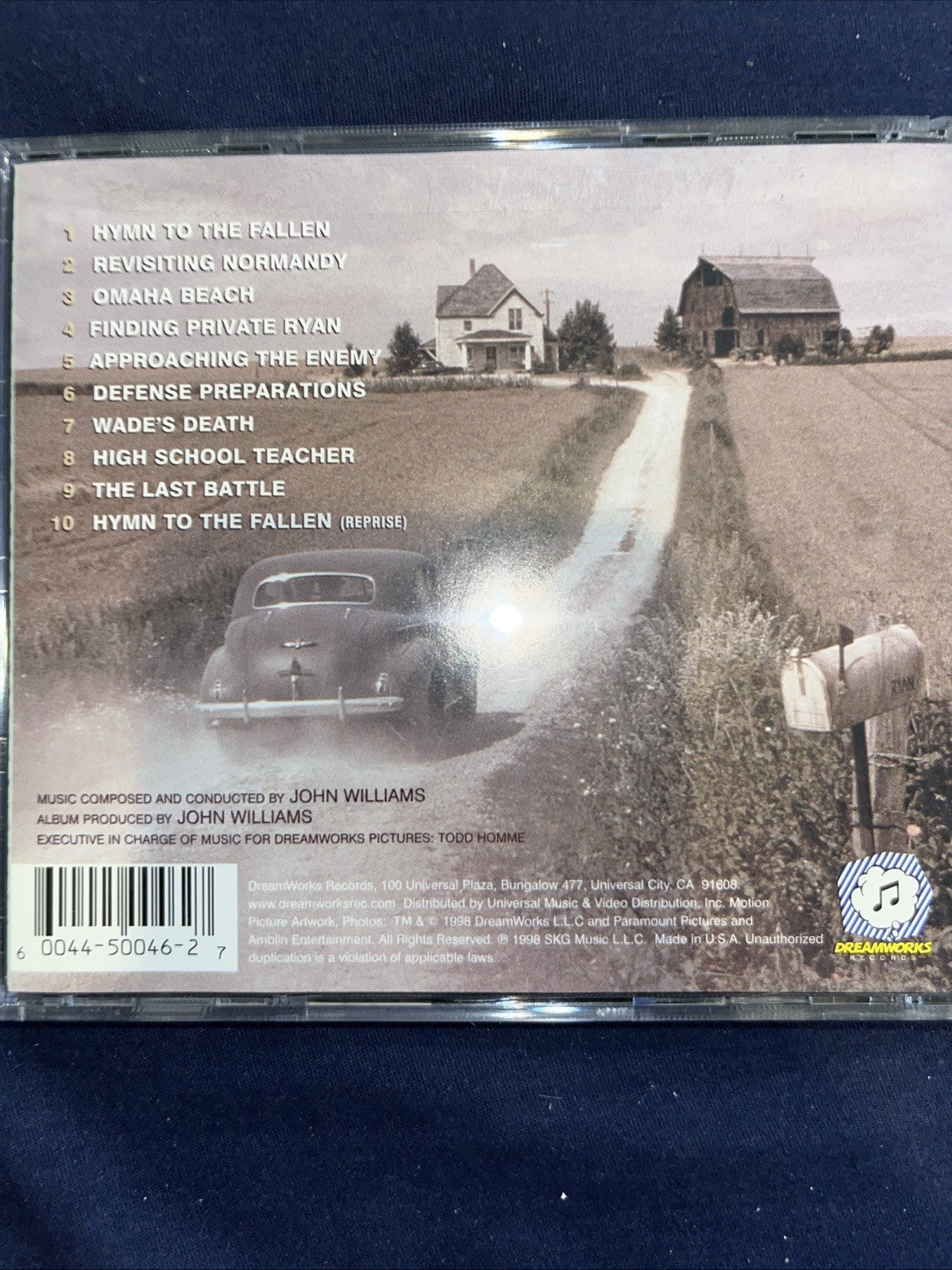 Saving Private Ryan (Original Soundtrack) by John Williams (CD, 1998)