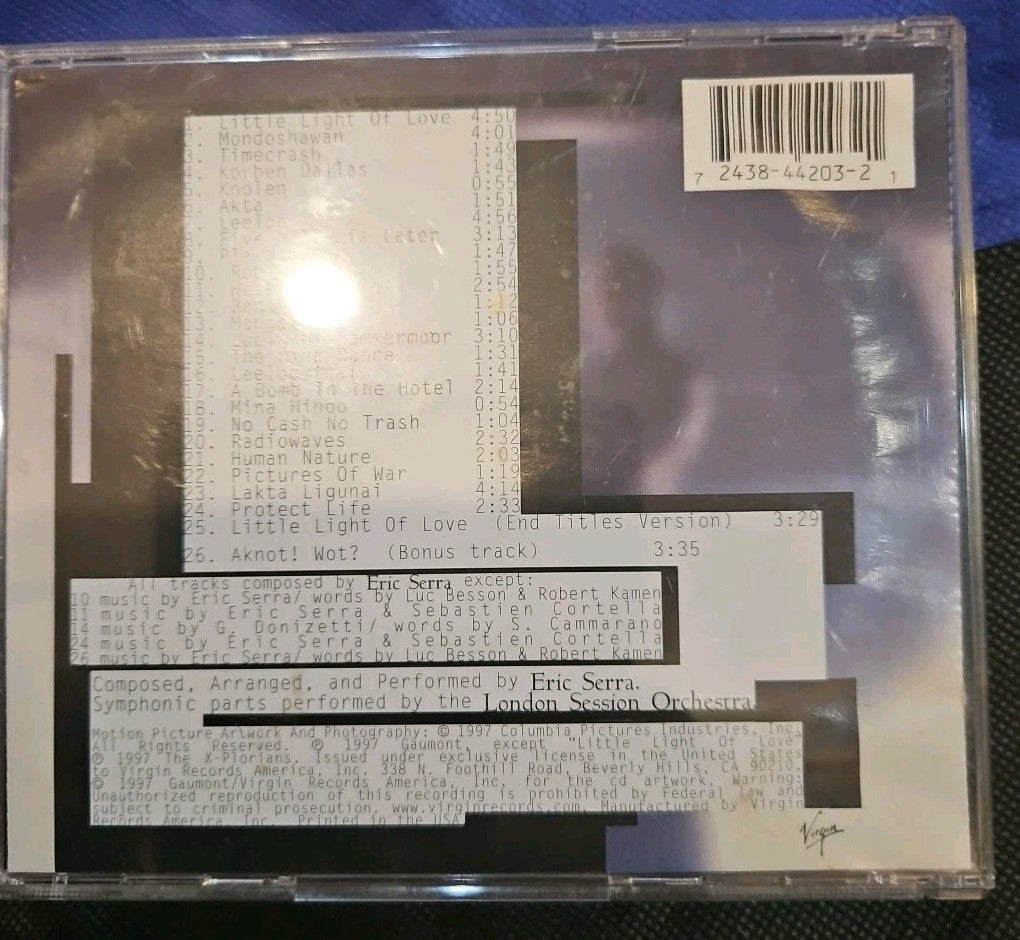 The Fifth Element [Original Motion Picture Soundtrack] by Eric Serra (CD,...