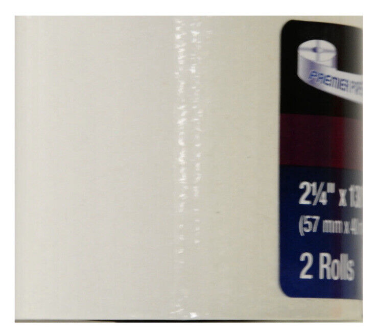Premier (2)Paper Rolls for Calculator Cash Register   2 1/4" x 130' #3288 FRM13E