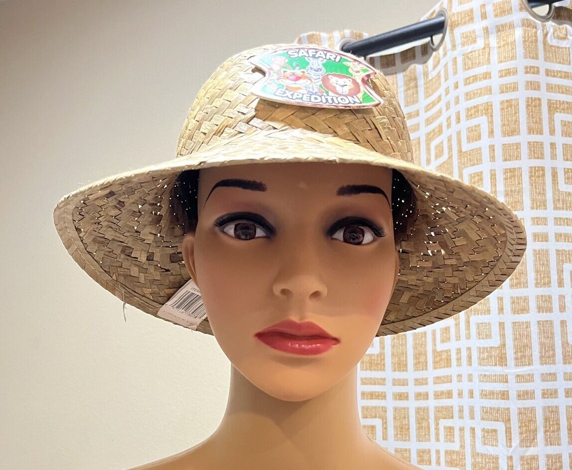 Safari Exploration  Raffia Hat - Small