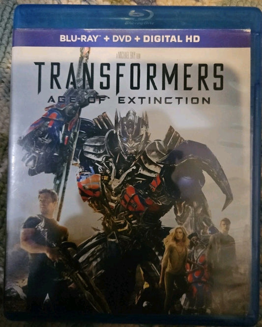Transformers: Age of Extinction (Blu-ray, 2014) New. No Digital Download
