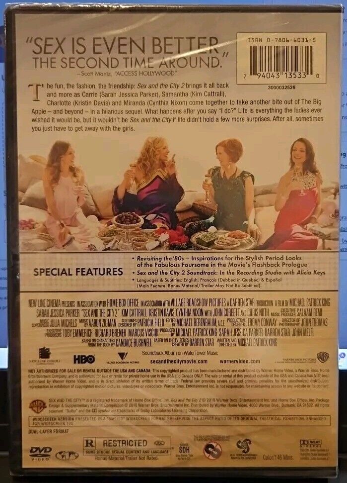 Sex and the City 2 (DVD, 2010)