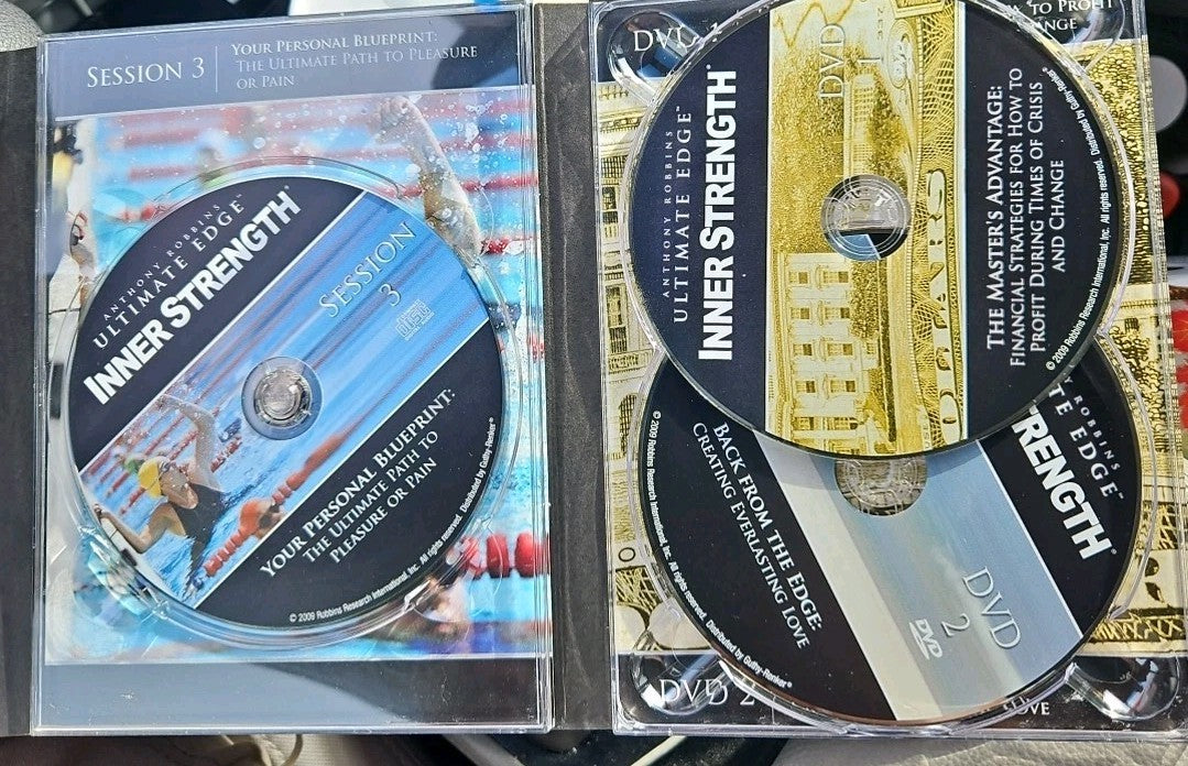 Anthony Robbins3 Part Set 22 CDs Inner Strength Get the Edge Personal Power