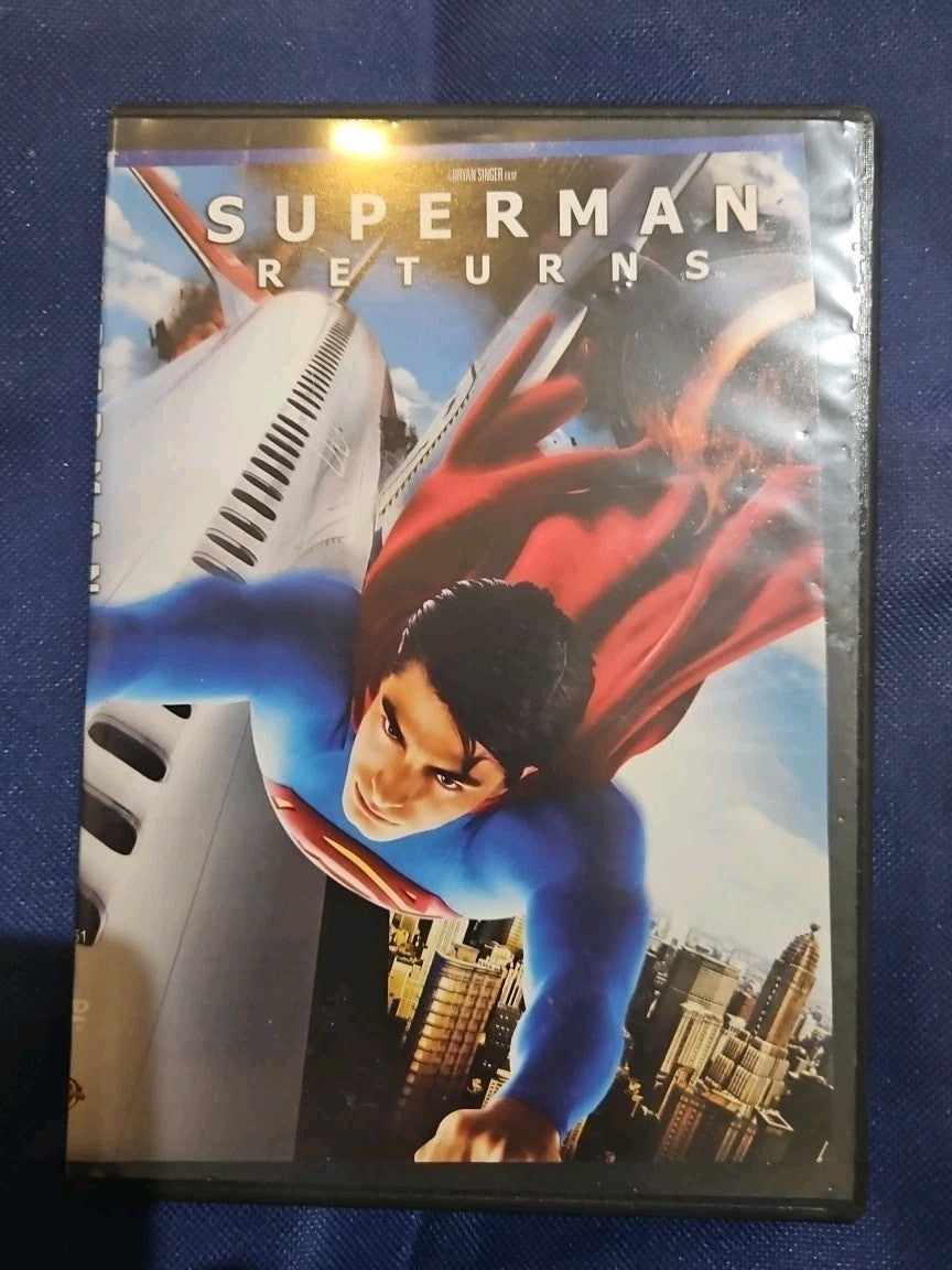 Superman Returns (DVD, 2006) Tested slim case cropped artwork.