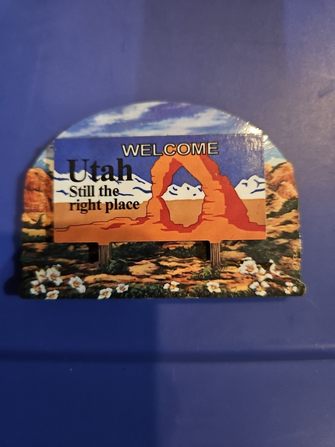 Welcome Utah Still The Right Place Magnet 3" X 2"
