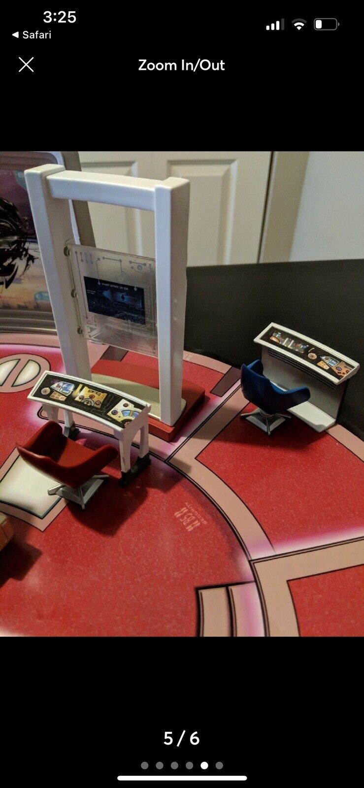 Star Trek USS Enterprise Bridge Playset with Captain Kirk & Old Spock Figure