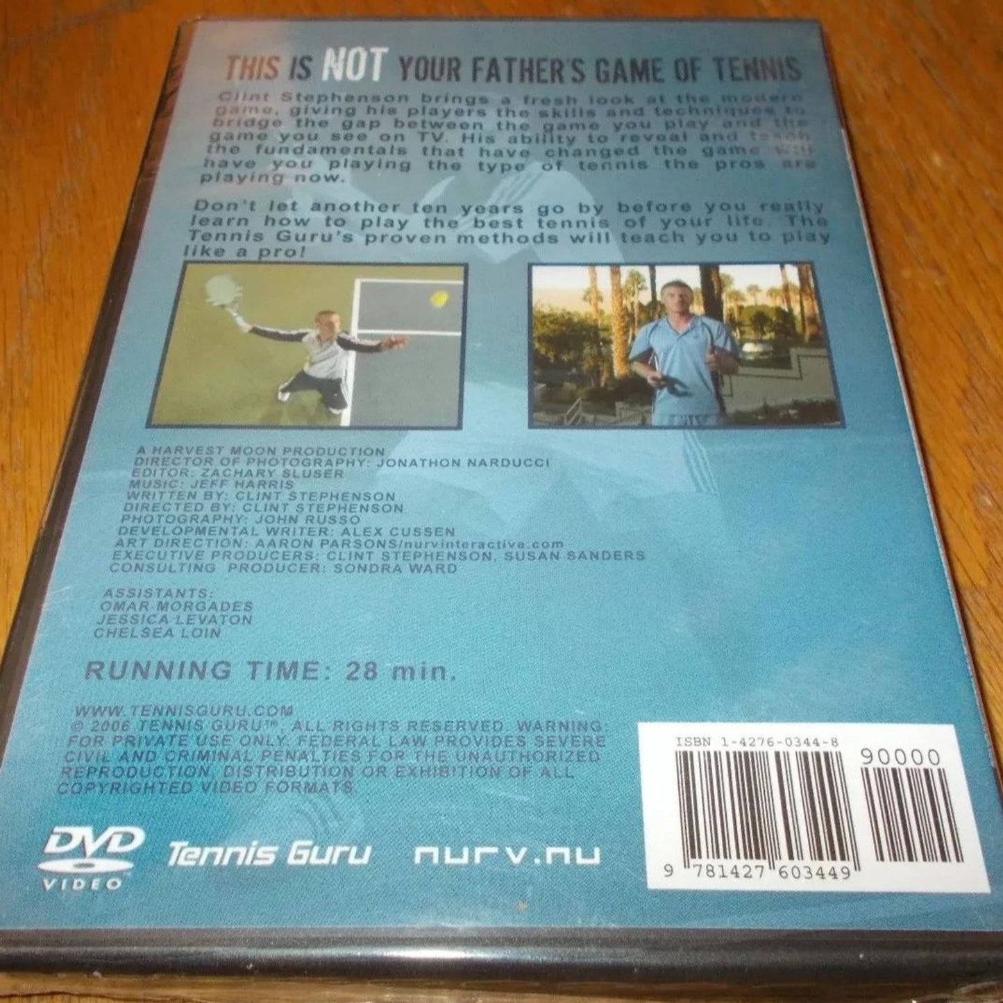 Tennis Guru Re-Strung In 24 Hours (DVD) Factory Sealed