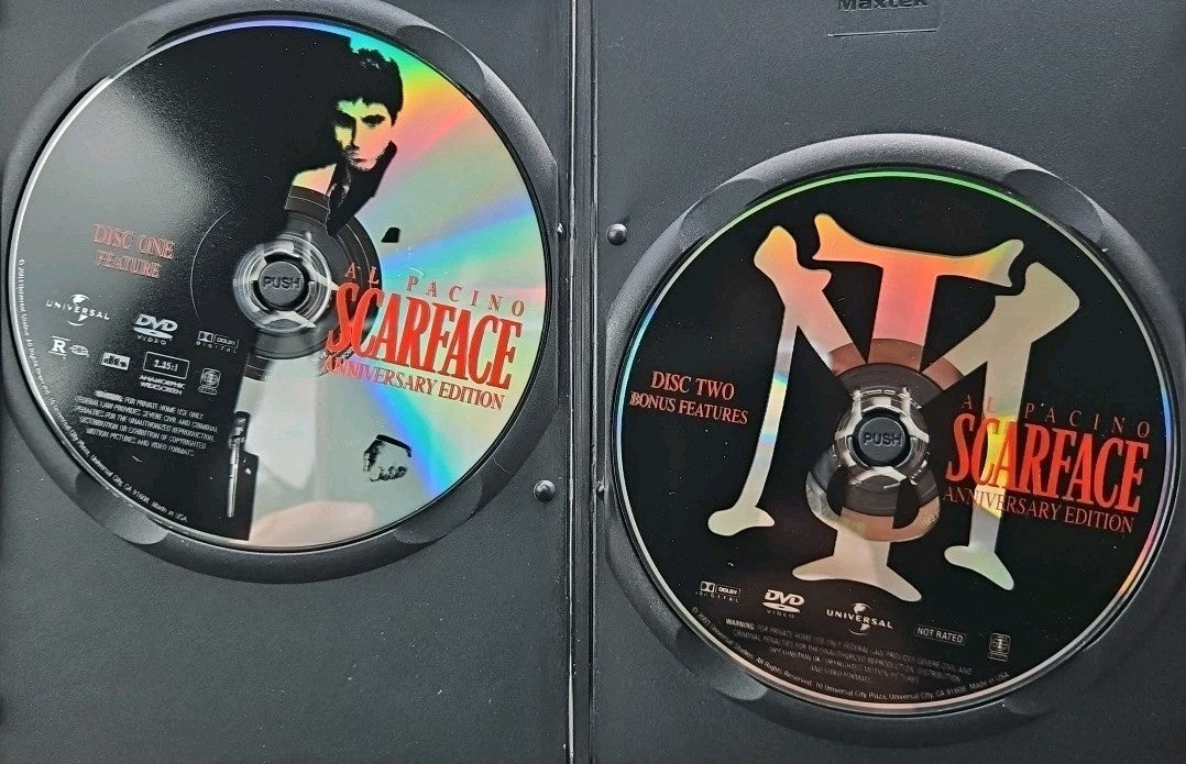 Scarface (DVD, 2003, 2-Disc Set, Widescreen Anniversary Edition)