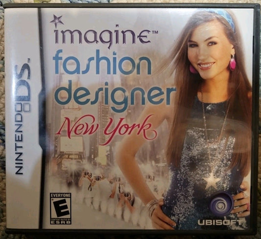 Imagine Fashion Designer New York (Nintendo DS) No Game. Case + Artwork + Manual