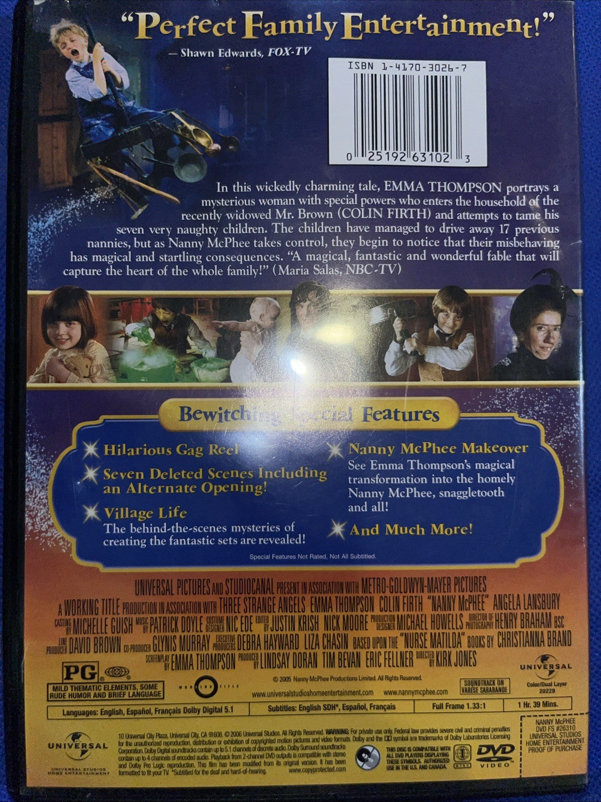 Nanny McPhee (DVD, 2005) Sealed
