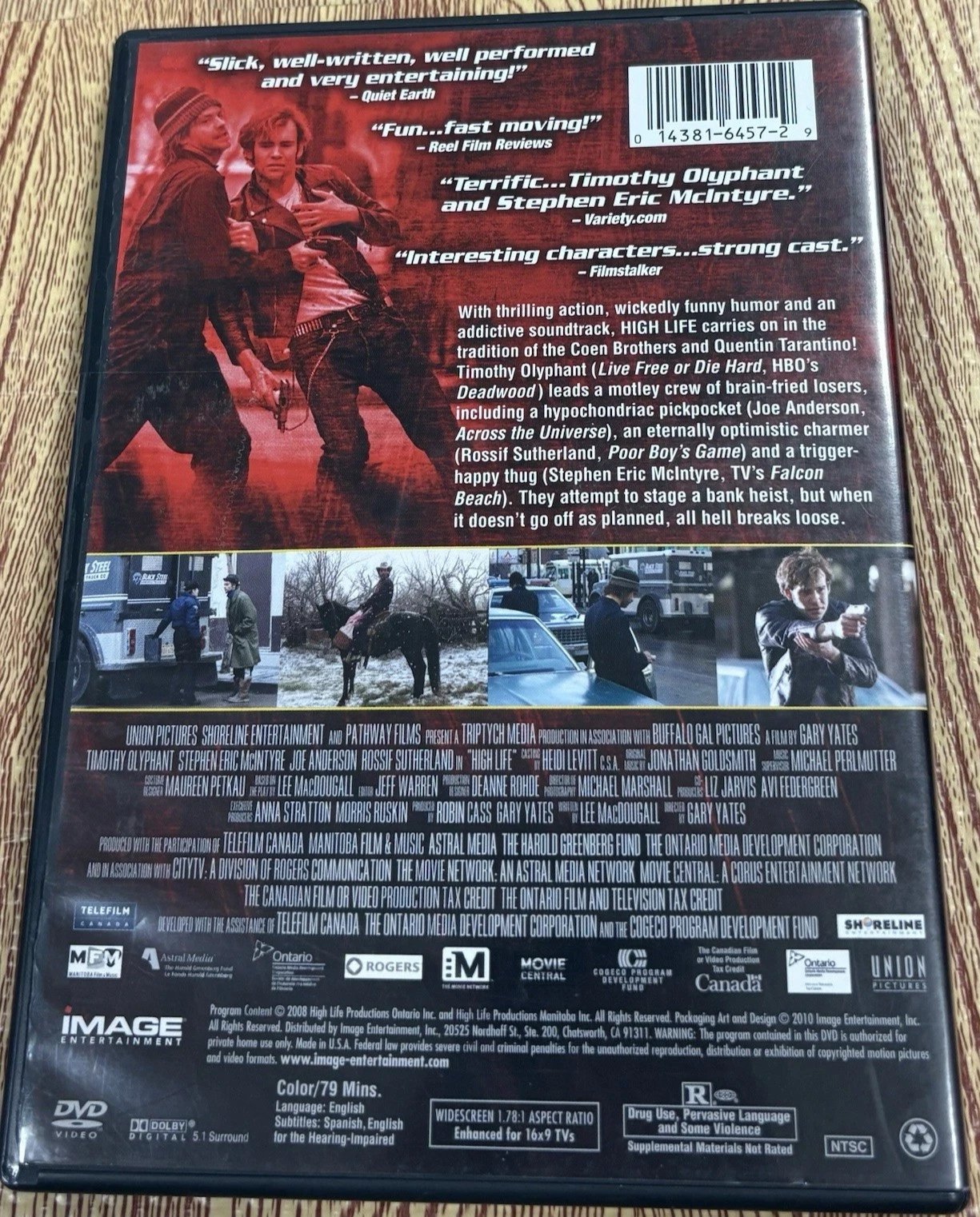 High Life (DVD, 2009) Tested. New Cases