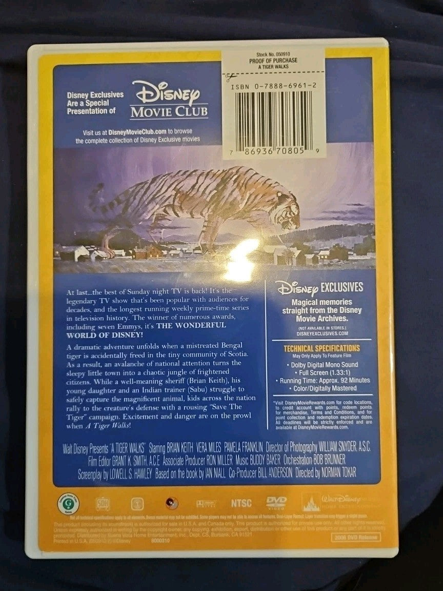A Tiger Walks (DVD, 2006)