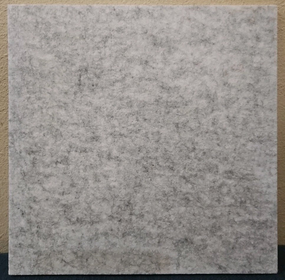 12" x 12" Gray Felt Tile 3/8"for Padding, Acoustic, Or Thermal Isolation