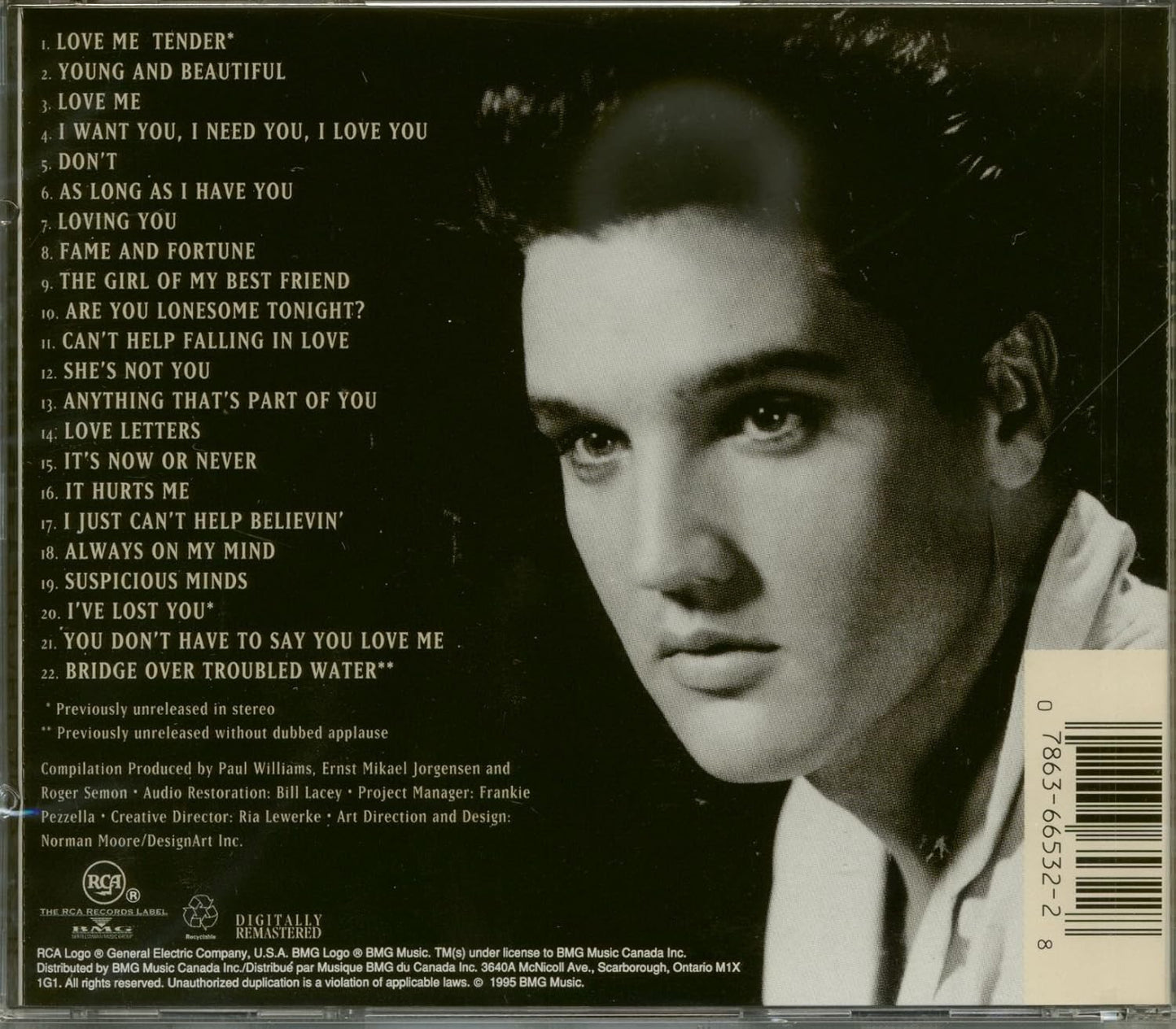 Heart and Soul by Elvis Presley (CD, Jan-1995, RCA Records) New