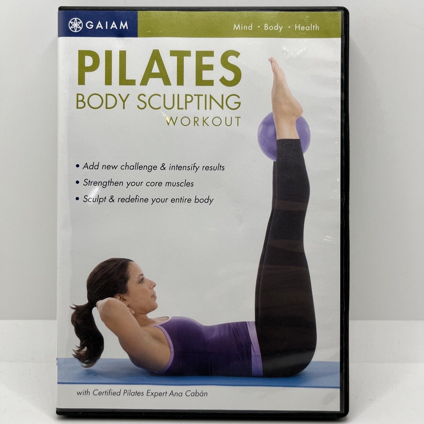 GAIAM: PILATES (DVD 2007) Body Sculpting Workout • Ana Caban  New, Sealed