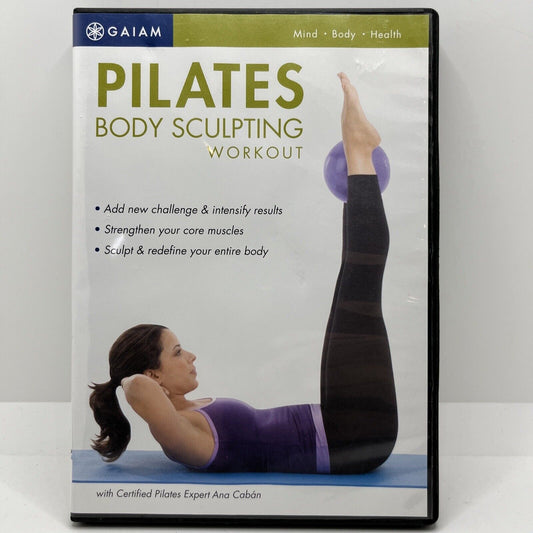 GAIAM: PILATES (DVD 2007) Body Sculpting Workout • Ana Caban  New, Sealed