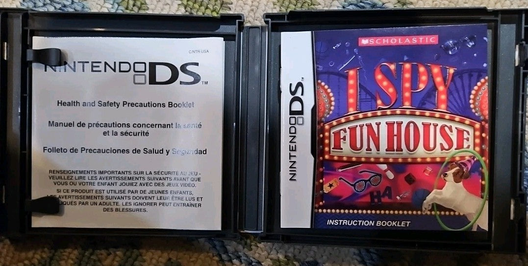I Spy Fun House - Nintendo DS. No Game. Case + Artwork + Manual ONLY